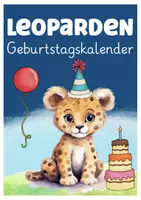 Vorschau - Mal- und Bastelvorlagen - Leopardenklasse Klassentier Leopard Geburtstagskalender - Seite 1