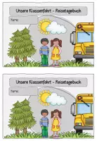 Vorschau - Arbeitsblätter - Reisetagebuch Klassenfahrt - Seite 1