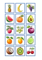 Vorschau - Spiele - Memory® fruits picture and word game - Deckblatt