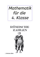 Vorschau - Arbeitsblätter - Arbeitsblätter zu den Römische Zahlen - Deckblatt