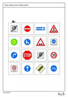 Vorschau - Arbeitsblätter - Verkehrszeichen und ihre Bedeutung – Fahrradprüfung - Seite 2