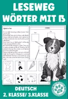 Vorschau - Arbeitsblätter - Leseweg Wörter mit ß, Lesen und verstehen, Deutsch 2.Klasse, 3.Klasse, Fußball - Deckblatt