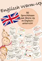Vorschau - Poster - Englisch Warm-Up - 50 Sprechblasen für den Englischunterricht - Deckblatt