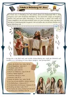 Vorschau - Arbeitsblätter - Frauen in Verbindung mit Jesus ; Jesus über Frauen mit Lösung (Klasse 6/7/8/9) - Deckblatt