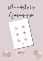 Vorschau - Anderer Materialtyp - Minimalistisches Gruppenpuzzle, Expertengruppen sechser Gruppen - Deckblatt