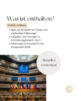 Vorschau - Arbeitsblätter - Lernheft: Europawahl 2024 (Die wichtigsten Infos!) - Seite 1