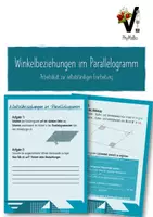 Vorschau - Arbeitsblätter - Winkel im Parallelogramm - Deckblatt