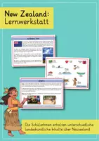 Vorschau - Stationenlernen - New Zealand Lernwerkstatt für den Englischunterricht - Seite 1
