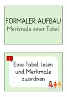 Vorschau - Unterrichtsreihen - Übersicht Differenzierungsmatrix - Fabeln - Seite 1