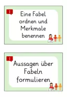 Vorschau - Unterrichtsreihen - Übersicht Differenzierungsmatrix - Fabeln - Seite 2