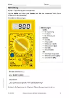 Vorschau - Arbeitsblätter - Messen mit einem digitalen Multimeter - Seite 2