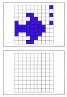 Vorschau - Mal- und Bastelvorlagen - Pixel-Art - Tiere - Kästchen ausmalen - Seite 2