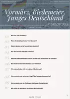 Vorschau - Stundenentwürfe - Vormärz, Biedermeier, Junges Deutschland - Quiz - Seite 2
