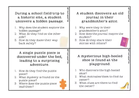 Vorschau - Aufgabenkarten - Creative Writing Prompts - English stories - Seite 3