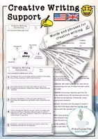 Vorschau - Mal- und Bastelvorlagen - Creative Writing Support - English stories - Deckblatt