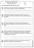Vorschau - Mal- und Bastelvorlagen - Creative Writing Support - English stories - Seite 3