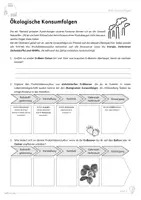 Vorschau - Arbeitsblätter - WAH: Ökologische Konsumfolgen am Beispiel Erdbeeren (inkl. Lösungen) - Seite 1