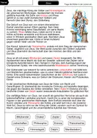 Vorschau - Arbeitsblätter - Lückentext Zeus - Griechische Götter - Seite 2