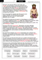 Vorschau - Arbeitsblätter - Lückentext Dionysos - Griechische Götter - Seite 2
