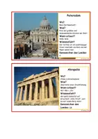 Vorschau - Spiele - Materialpaket Sehenswürdigkeiten Deutschland & Europa & die Welt - Deckblatt
