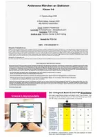 Vorschau - Arbeitsblätter - Andersens Märchen an Stationen Klasse 5-6 | Kleine Meerjungfrau, Schneekönigin, Däumelinchen, Märchenmerkmale, Textarbeit | Deutsch Sekundarstufe I Klasse 5-6 Lösungen - Seite 1