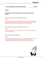 Vorschau - Arbeitsblätter - Konfirmation - Arbeitsblätter mit Lösungen - Seite 1