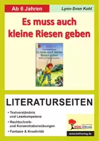 Vorschau - Unterrichtsreihen - Es muss auch kleine Riesen geben – Literaturseiten | Deutsch Grundschule Klasse 1–3 | Lektürebegleiter, Textarbeit, Rechtschreibung, Grammatik, Schullektüre, Kopiervorlagen, Lösungen - Deckblatt