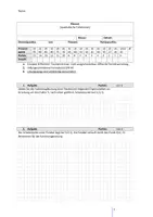 Vorschau - Test - 2x Mathe EF Klausur (A/B) mit EWH: Quadratische Funktionen - Deckblatt