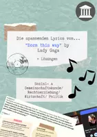 Vorschau - Arbeitsblätter - wachsendes Materialpaket: Analysen politischer Lieder (Die spannenden Lyrics von...) - Seite 1