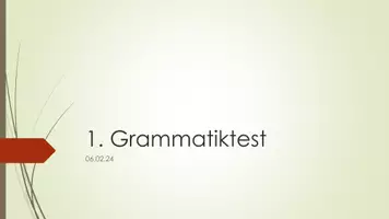 Vorschau - Test - 4 Grammatiktests mit Lösungen Klasse 5 Wortarten - Deckblatt