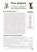Vorschau - Arbeitsblätter - Worksheet on the movie "A dog's journey" (with key) - Seite 2