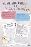 Vorschau - Arbeitsblätter - Worksheet on the movie "A dog's journey" (with key) - Deckblatt