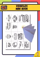 Vista previa - Manualidades / Dibujos para colorear - Vehicles minibook - Portada