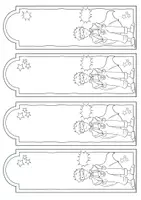 Vorschau - Mal- und Bastelvorlagen - Hero / Heroine - DIY Bookmark / Englischunterricht Lesezeichen - Seite 2