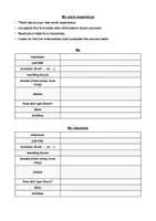 Vorschau - Arbeitsblätter - My work experience, Praktikum, Partnerarbeit - Seite 2