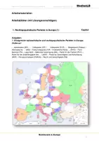 Vorschau - Arbeitsblätter - Rechtsruck - Arbeitsblätter mit Lösungen - Deckblatt