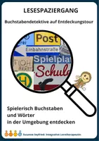Vorschau - Arbeitsblätter - Lesespaziergang Buchstabendetektive auf Entdeckungstour - Deckblatt