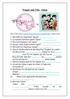 Vorschau - Arbeitsblätter - Fragen zum Film: Der Japan-Check - Seite 1