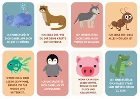Vorschau - Bildkarten - Krafttier-Karten für Kinder - Seite 3