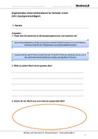 Vorschau - Arbeitsblätter - Werte und Normen in Deutschland - Ergänzende Aufgaben mit Lösungen - Deckblatt