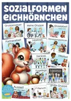Vorschau - Lehrpläne/Lehrermaterial - Eichhörnchen Klassentier Eichhörnchen Sozialformen Klassenmaskottchen - Deckblatt