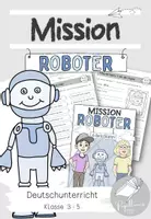 Vorschau - Arbeitsblätter - "Mission Roboter" Arbeitsblätter | Welttag des Buches 2024 - Deckblatt