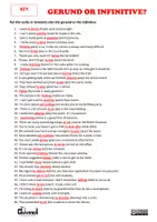 Vorschau - Arbeitsblätter - GERUND OR INFINITIVE? – Worksheet (40 Sentences) - Seite 2