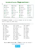 Aperçu - Feuilles d'exercices - CP, CE1 : Observation, lecture et écriture. Plongée sous la mer - Page 2