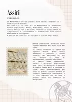 anteprima - Materiale di supporto/inclusione - Riassunto Assiri PDF - Pagina di copertina