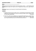 Vorschau - Klassenarbeiten - Klausur Büchner Woyzeck Sachtextanalyse Wienbarg - Deckblatt