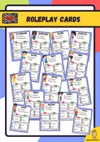 Vista previa - Unidades / Secuencias / Situaciones de Aprendizaje - Roleplay cards. - Portada