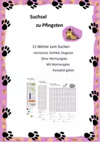 Vorschau - Anderer Materialtyp - Suchsel Pfingsten - Deckblatt
