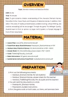 förhandsvisning - Lesson Plan + Material: Sherlock Holmes & Detective Stories - sida 1