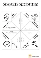 Vista previa - Unidades / Secuencias / Situaciones de Aprendizaje - Questions cootie catcher - página 2
